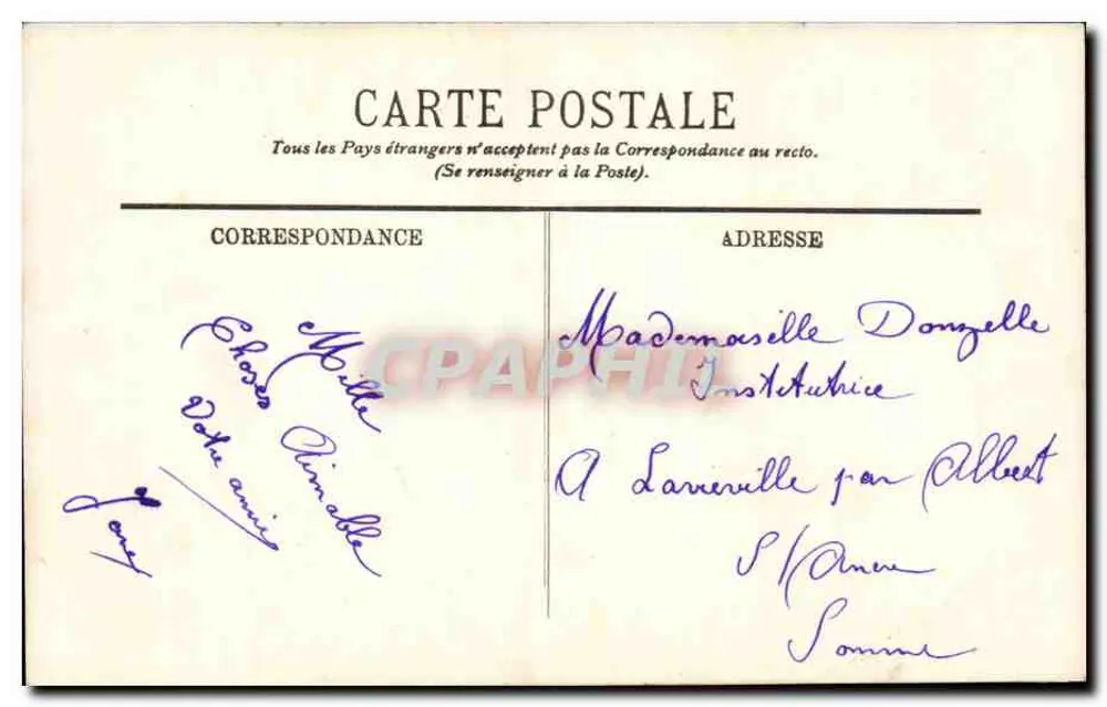 Saint-Denis — A Abadia — LL. — Editor LL, n° 30 - Verso