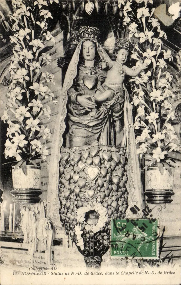 Statue der N.-D. de Grâce in der Kapelle der N.-D. de Grâce — Honfleur — Sammlung AD - Vorderseite