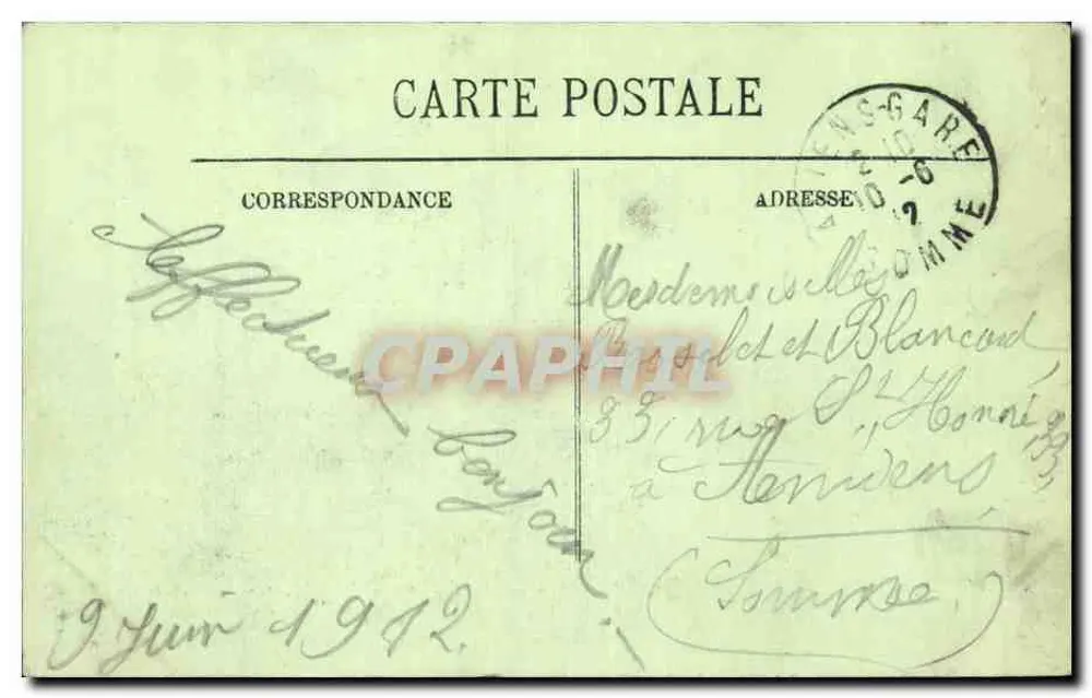 Chantilly — A Igreja de Nossa Senhora — editor desconhecido, n° 63 - Verso