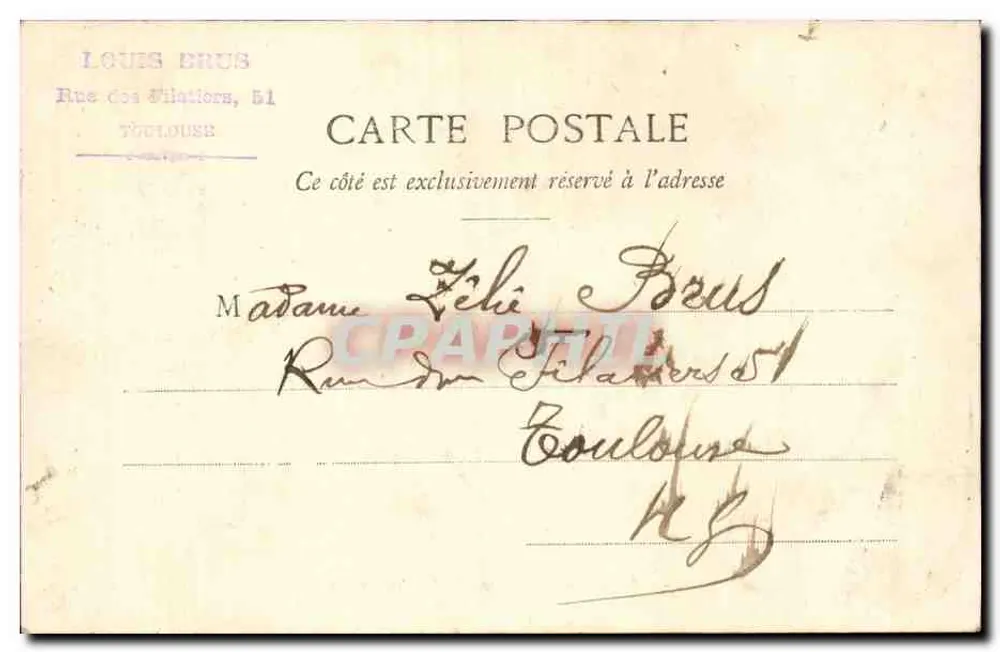 Paris - Boulevard Montmartre — vista animada com carruagens — editor LAMOSSAIRE DE LA SEINE, n°285 - Verso