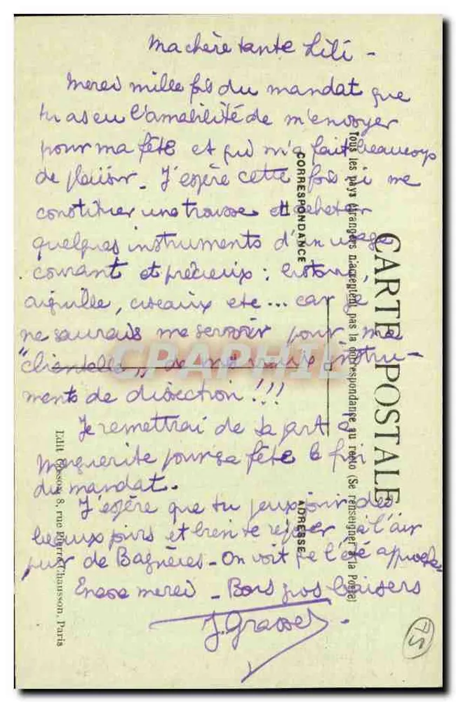 Parijs (10e arr.) — De Noordstation — C.M. - Achterkant