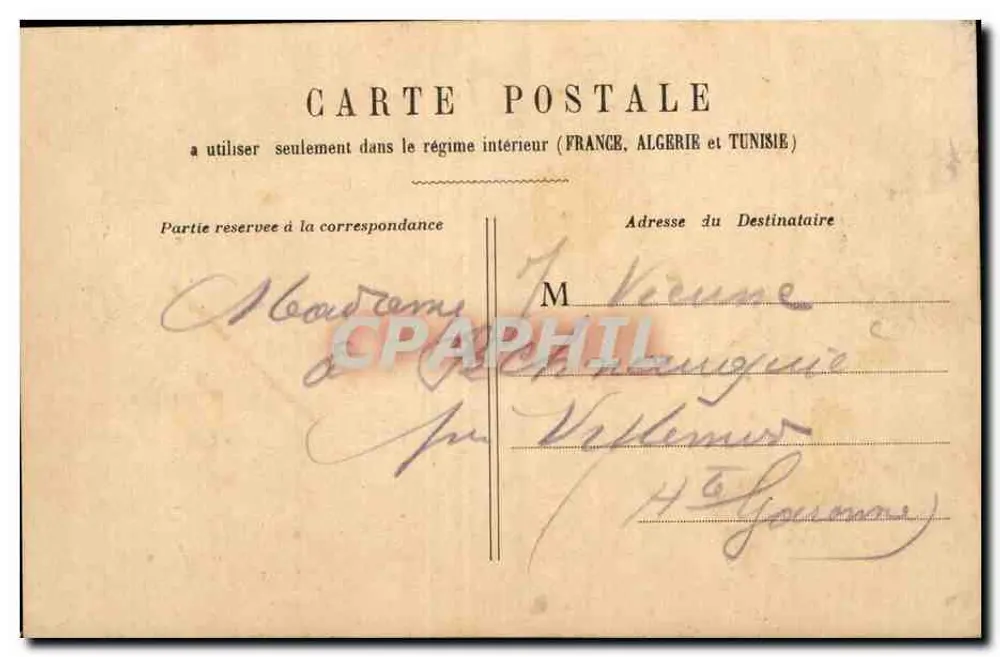 Paris - Le Moulin Rouge — Szene eines Auftritts mit Windmühle — Verlag Romendoir 2 - Rückseite