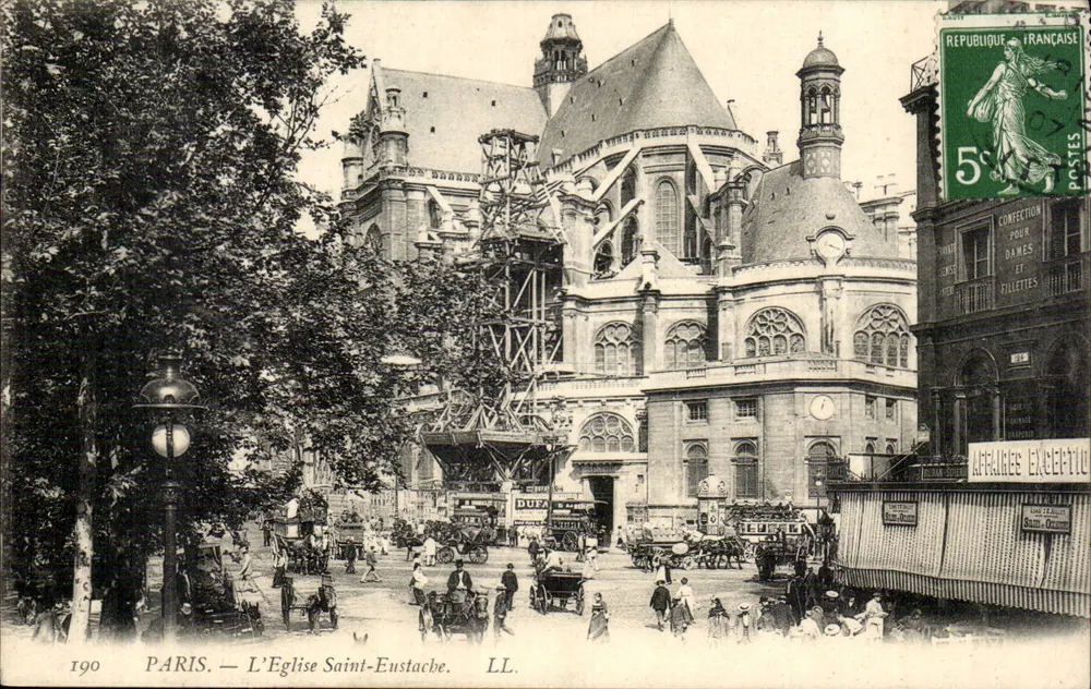 PARIS — A Igreja de São Eustáquio — LL. — Confecção para Damas e Meninas - Frente