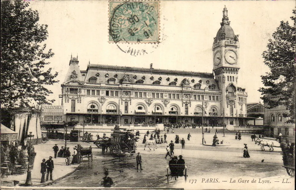 PARIS — A Estação de Lyon — LL. — n°177 - Frente