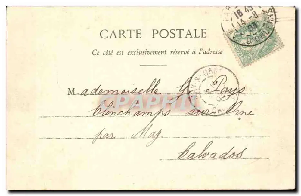 Paris - Fontäne Molière - Rue de Richelieu — Verlag Y. Cavalier, Nr. 32 - Rückseite