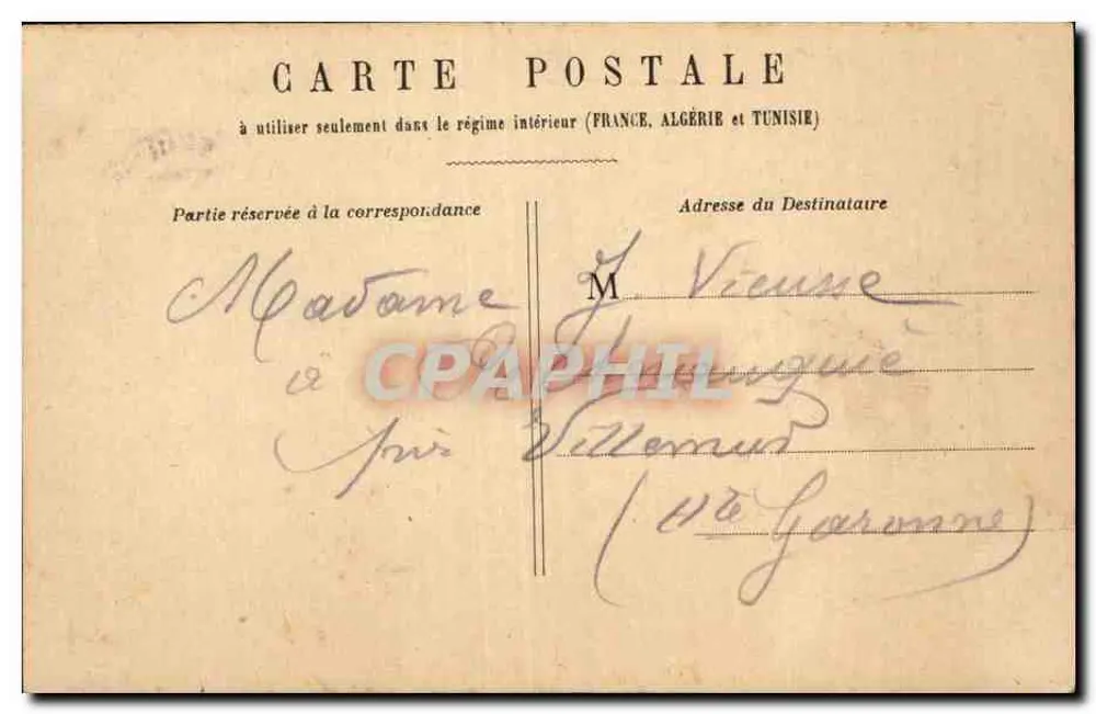 PARIS - Porte Saint-Martin — vista urbana com placas de aulas de dança e edifício DUBOIS — editor não identificado - Verso