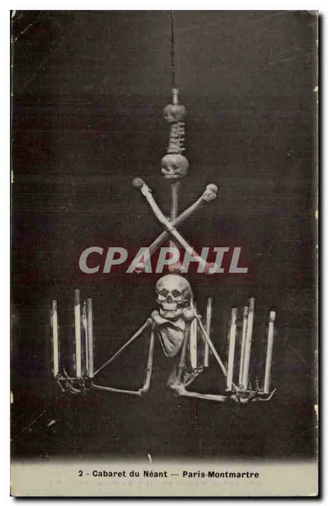 Cabaret do Néant — Paris-Montmartre — Photo-Bruger frères - Frente