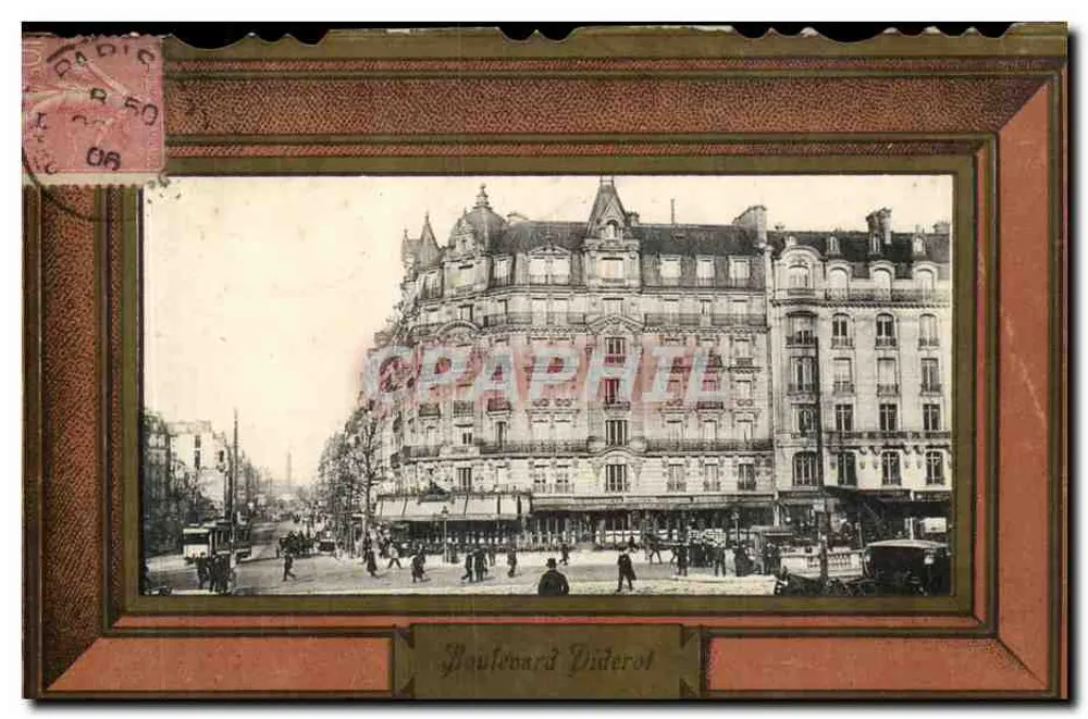 Boulevard Piderol — Paris — editor anônimo, número de série não visível - Frente