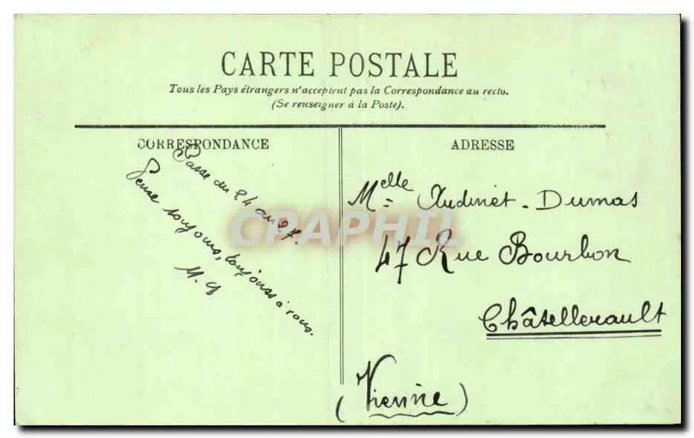 Paris — Der Boulevard des Italiens und das Café Riche — LL. - Rückseite