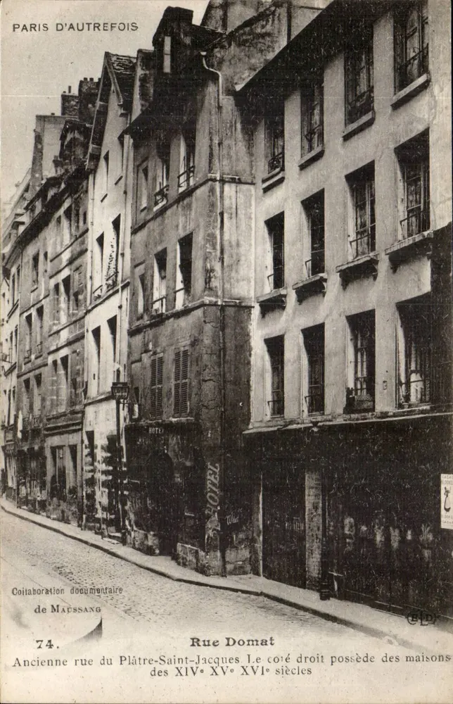 Domatstraße — Ehemalige Straße des Plâtre-Saint-Jacques — Ausgabe Maussang - Vorderseite