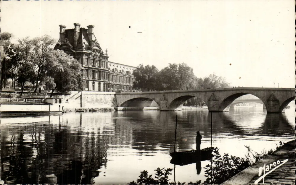 O Ponte Real — O Pavilhão de Flore — Edições d'Art Levallois-Perret, n°28 - Frente