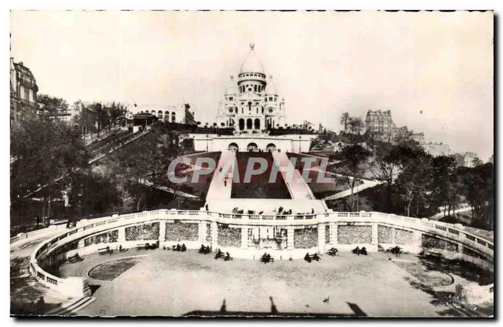 Paryż - Święty Serce — widok panoramiczny z parku Bagneux — wydawca nieznany, nr 50 - Awers