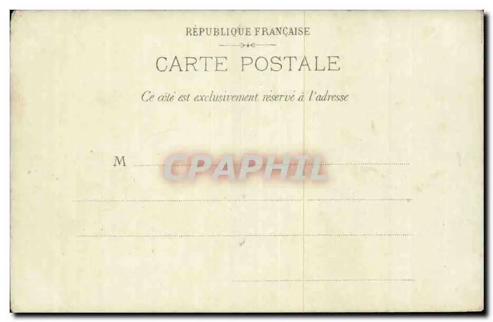 Paris — Exposição Universal de 1900 — Palácio da Navegação - Verso