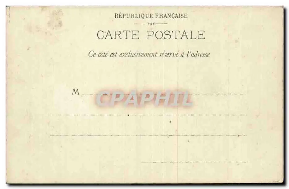 Paris — Weltausstellung 1900 — Palast der Navigation - Rückseite