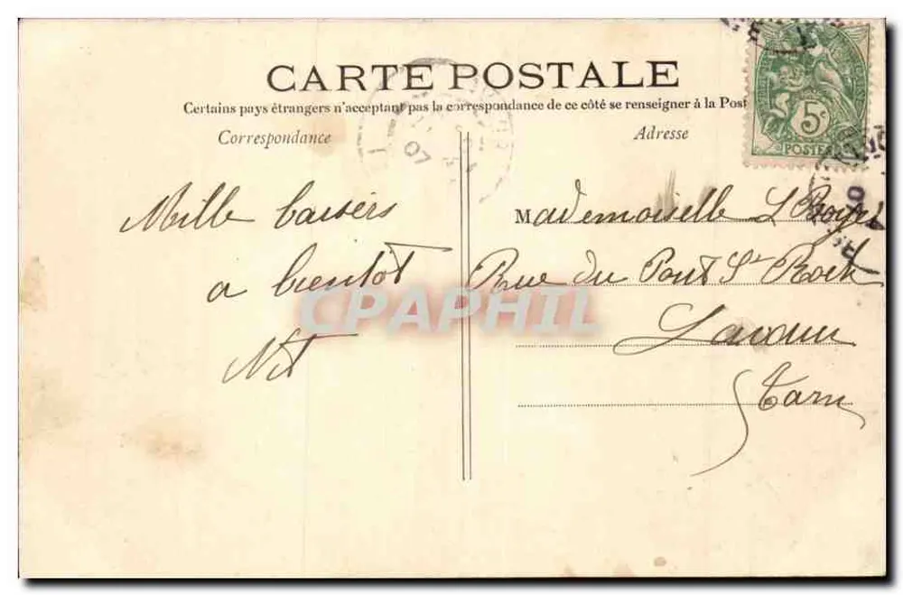 PARIS — O Pont Neuf e a Cité — C. M. n° 414 - Verso