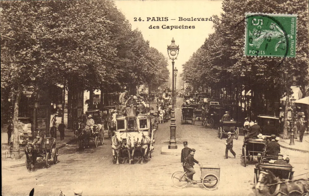 Paris — Boulevard des Capucines — editor desconhecido, n° 24 - Frente