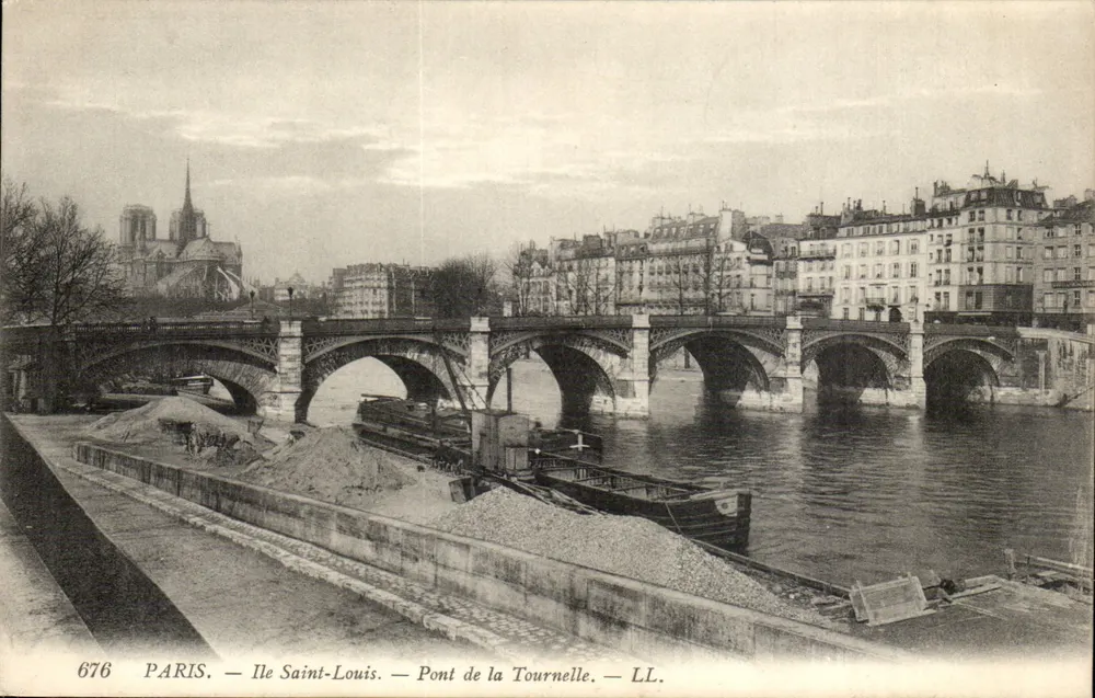 Paris — Île Saint-Louis — Pont de la Tournelle — LL. — N° 676 - Vorderseite