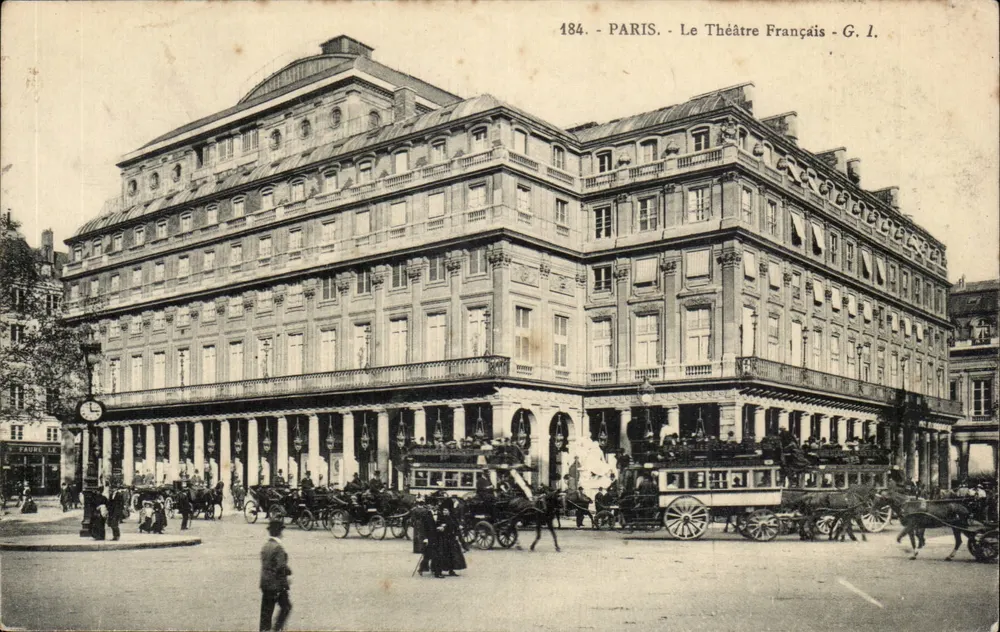 Paris - A Vista do Teatro Francês - G. I. - Frente