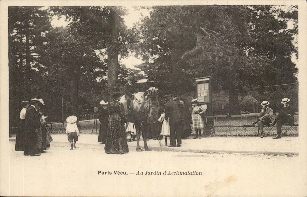 Lebendiges Paris — Im Jardin d'Acclimatation — Lebendiges Paris - Vorderseite
