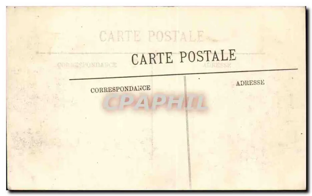 Inundações de Paris (Janeiro 1910) — Praça de Roma — LL. - Verso