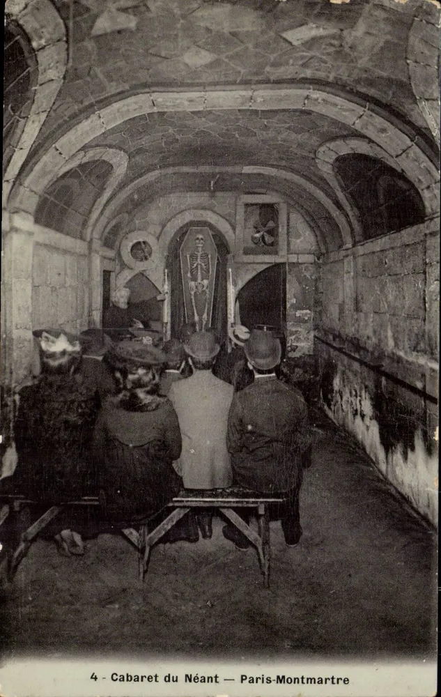 Cabaret du Néant — Paris-Montmartre — Photo-Email, Depose, 3, Rue Thénard, Paris - Vorderseite