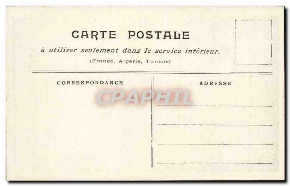 Paris inundado — janeiro 1910 — Rue de Lille — Coleção Taride - Verso