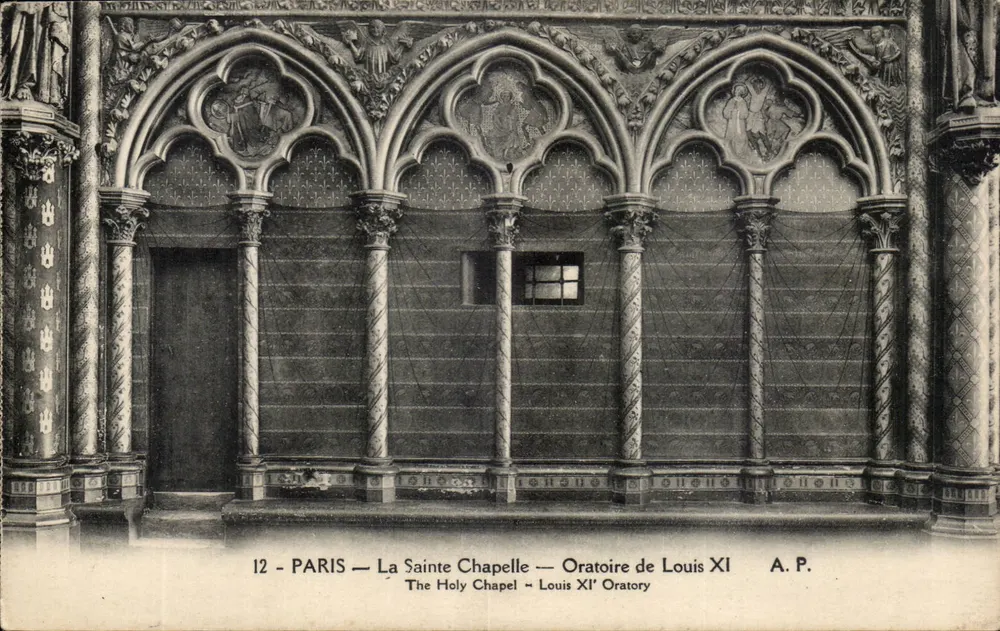 Paris — La Sainte Chapelle — Oratoire de Louis XI — A.P. - Vorderseite