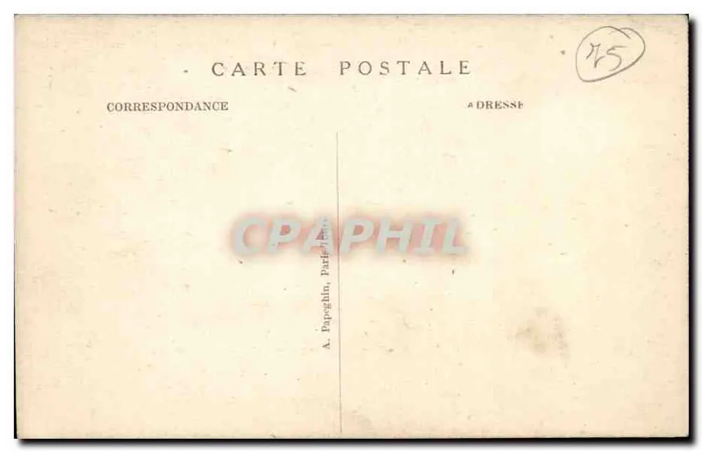Paris — La Sainte Chapelle — Oratoire de Louis XI — A.P. - Rückseite