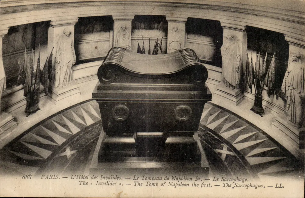 Paris — Das Hôtel des Invalides — Das Grab von Napoleon I — Der Sarg — LL. 887 - Vorderseite