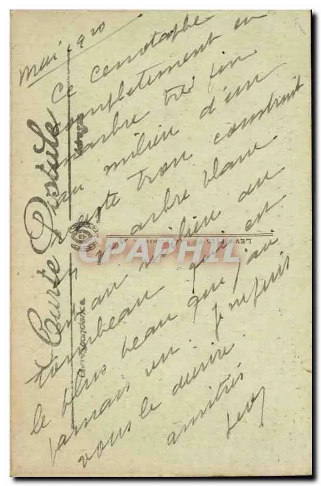 Paris — Das Hôtel des Invalides — Das Grab von Napoleon I — Der Sarg — LL. 887 - Rückseite