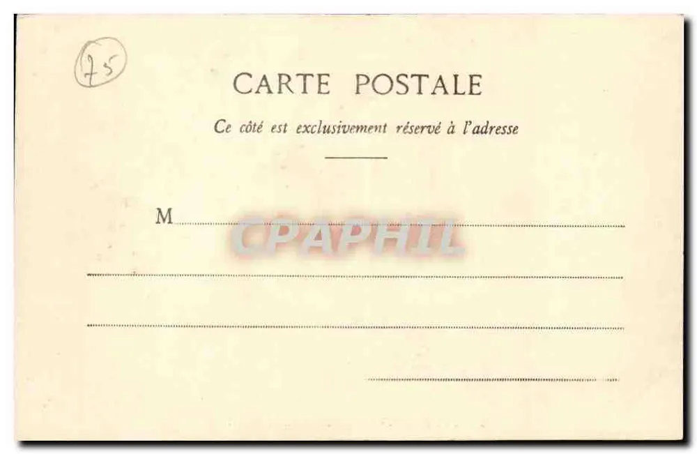 Paris — Uma manhã nas Halles! — Dufaye, n°249 - Verso