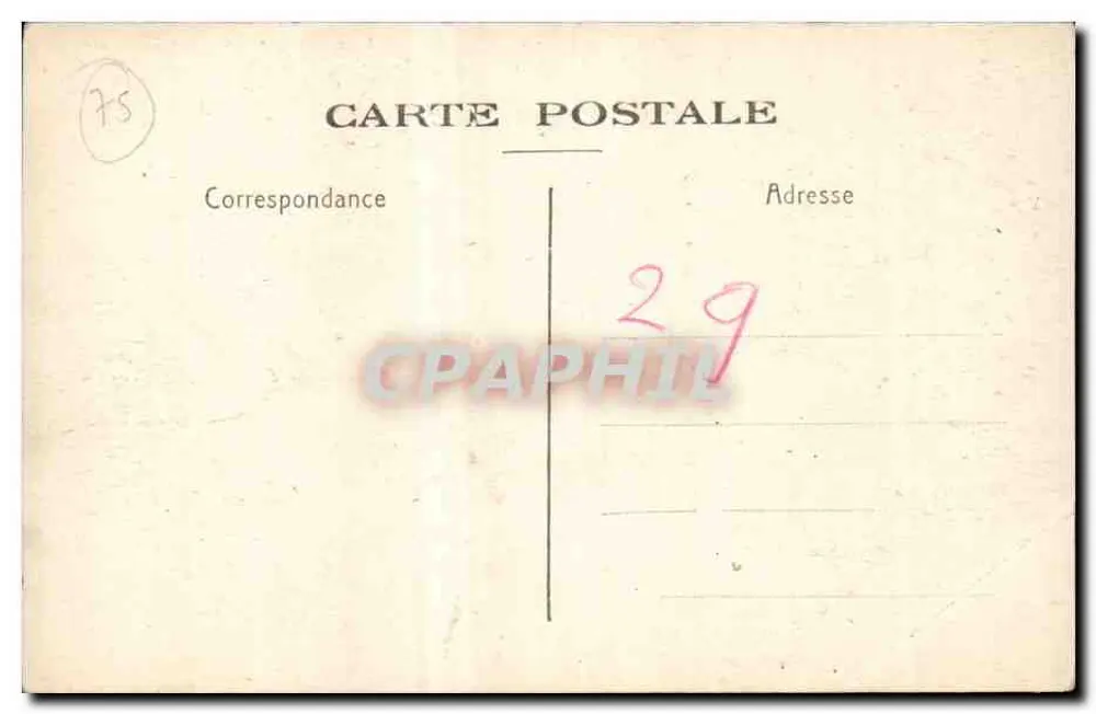 Paris - Hôtel des Monnaies — Die Große Halle des Museums — Phot. Robinson (Paris) - Rückseite