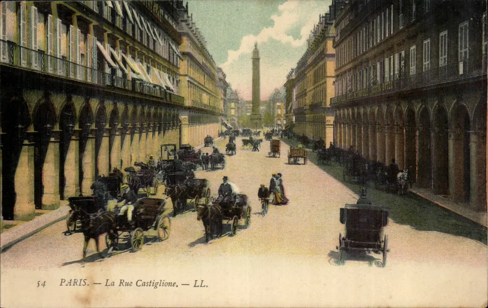 Parijs — La Rue Castiglione — LL. n°54 - Voorkant