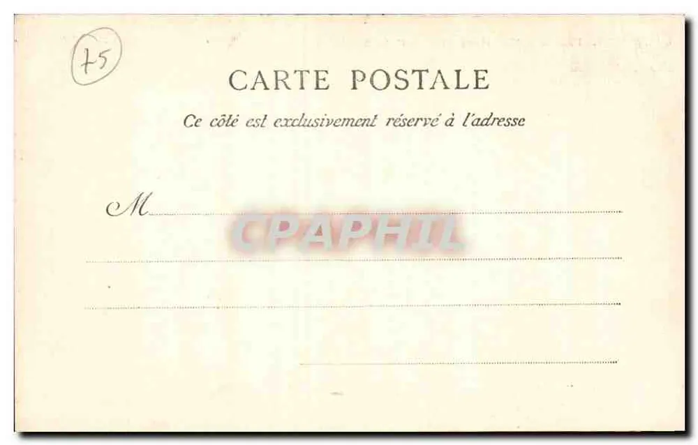 Paris — Porto Henri IV — C.L.C. — n° 414 - Verso