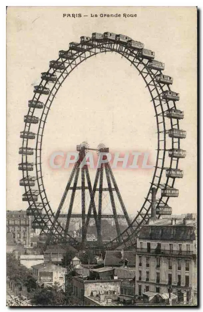 Paris — A Grande Roda — CPHAPHIL - Frente