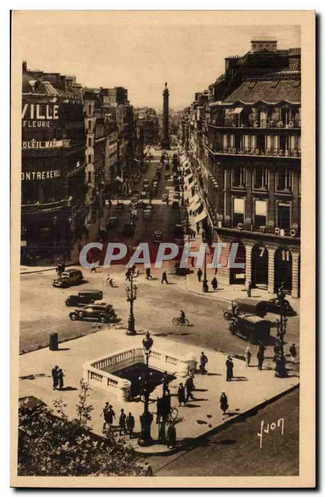 Place de la Concorde — Ansicht der Säule des Friedens — Verlag 'Les Éditions d'Art' n°23 - Vorderseite