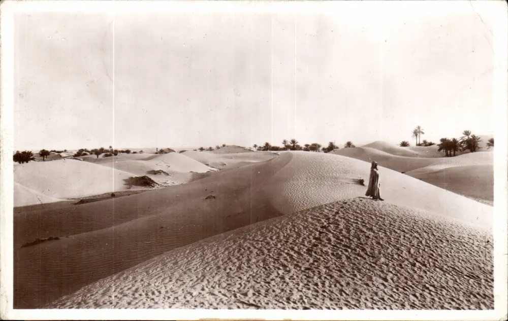 Dunas no sul — Argélia — Edição «Scènes et Types» n°615 - Frente