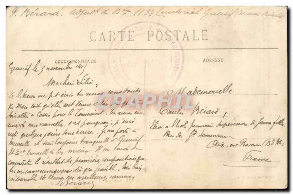 A Oração Árabe — Cenas e Tipos — Coleção Ideal P.S. n°479 - Verso