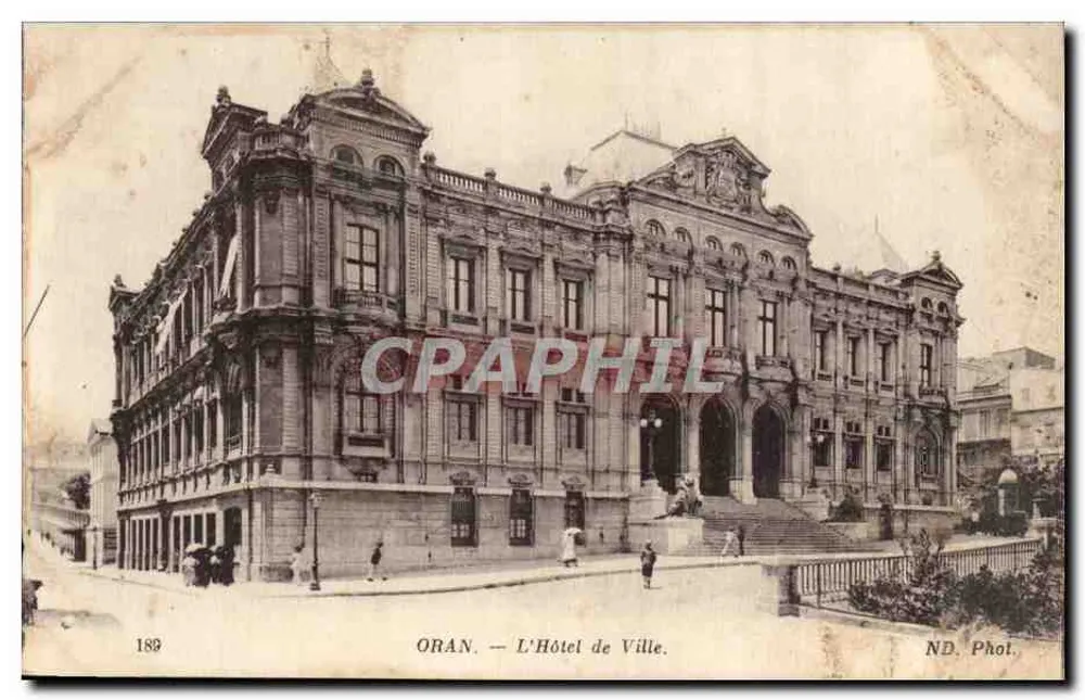 Oran — Das Rathaus — ND. Foto. - Vorderseite