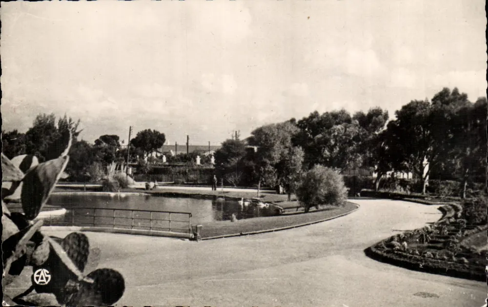 Oran — Ein Stück des Stadtparks — Éditions Alexandre Siricky - Vorderseite