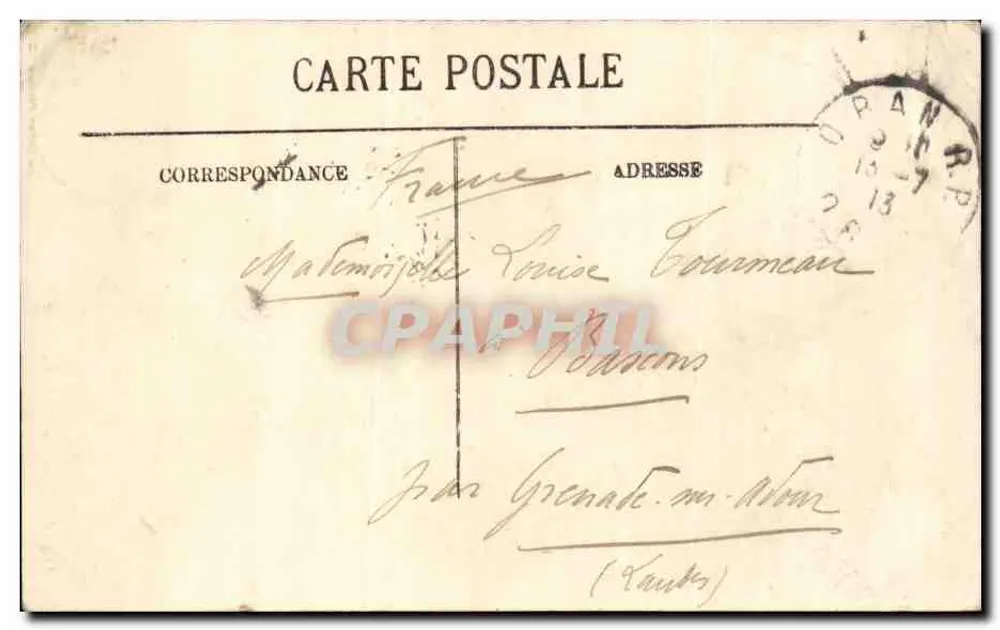 Oran — Die Tür von Spanien — Verlag Anselme Pradele, Nr. 195 - Rückseite