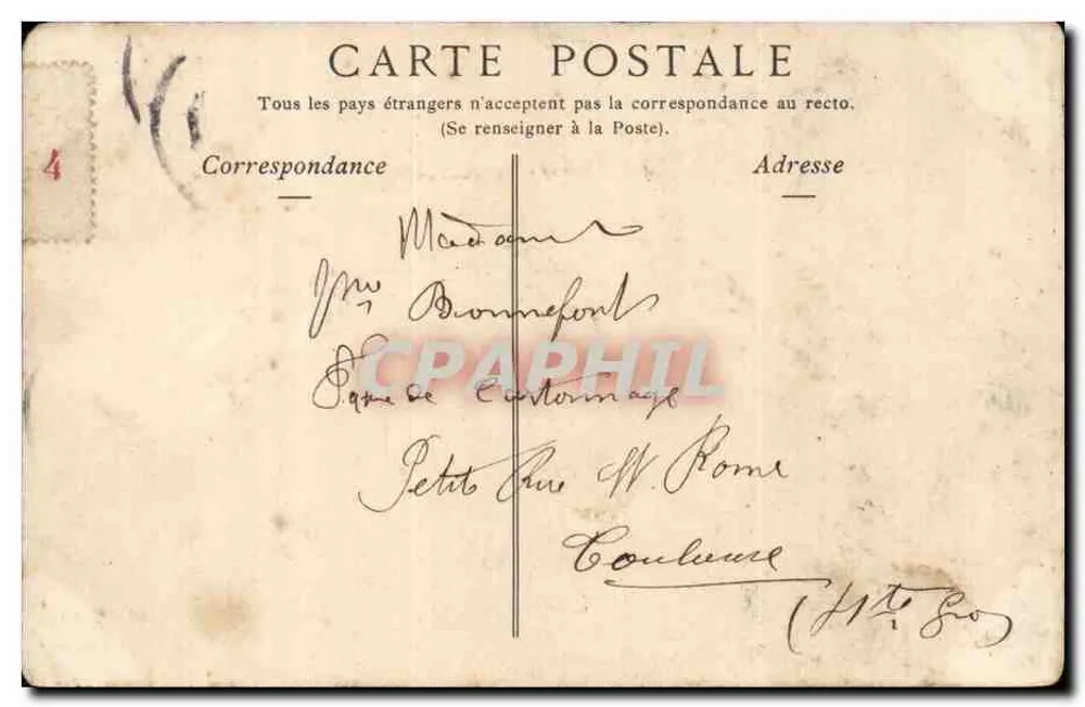 Oran — Blick vom Promenade de l'Étang — Collections ND. Phot. n°80 - Rückseite