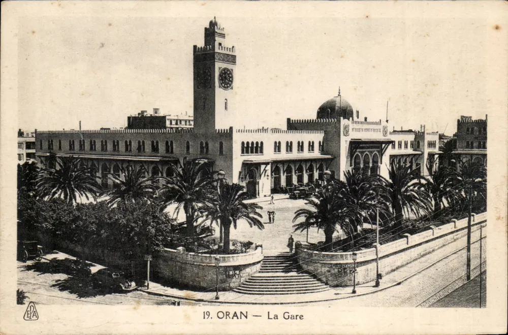 Oran — De Station — Uitgever PEA, n°19 - Voorkant