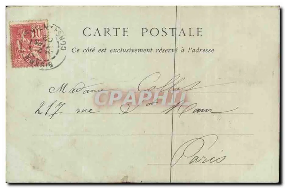 Algerischer Sahara — Zeltlager der Nomaden — ND Phot Marie - Rückseite