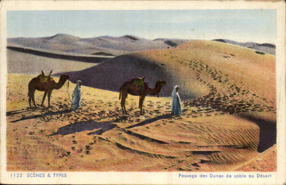 Passage der Sanddünen im Wüste — Scènes & Types n°1122 - Vorderseite