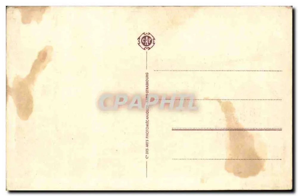 Passage der Sanddünen im Wüste — Scènes & Types n°1122 - Rückseite