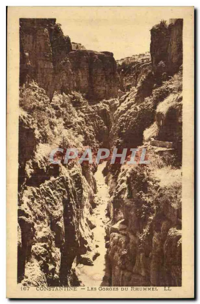 Constantina — As Gorges do Rhummel — LL n°167 - Frente
