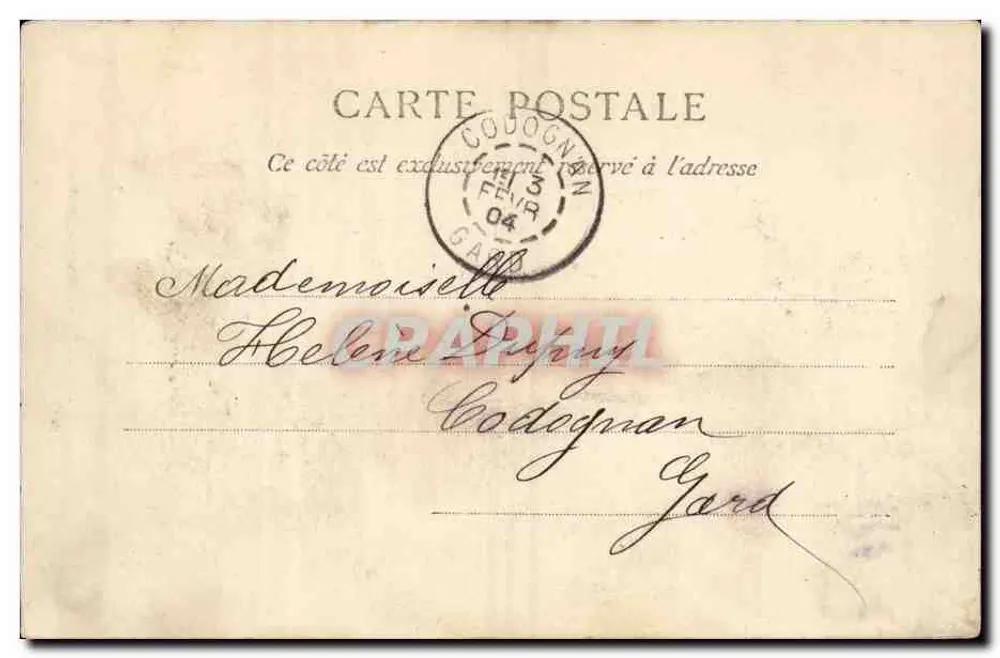 Oran — Ansicht des Dorfmarktes der Neger — Verlag: Rhoda P. S. - Rückseite