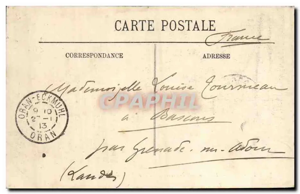 Oran - La Promenade de Létang — Ansicht vom Hafen — LL. - Rückseite