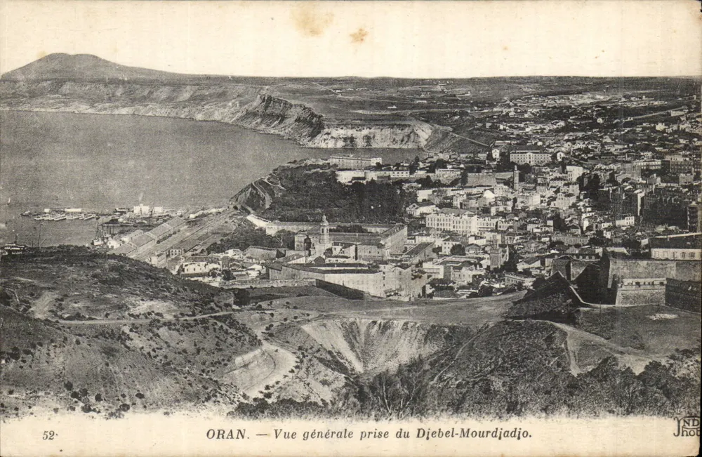 Oran — Allgemeiner Blick von Djebel-Mourdjadjo — JND Phot. - Vorderseite